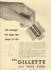 1940 Blue Gillette Blade England (2).jpg