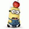 minion apple.gif