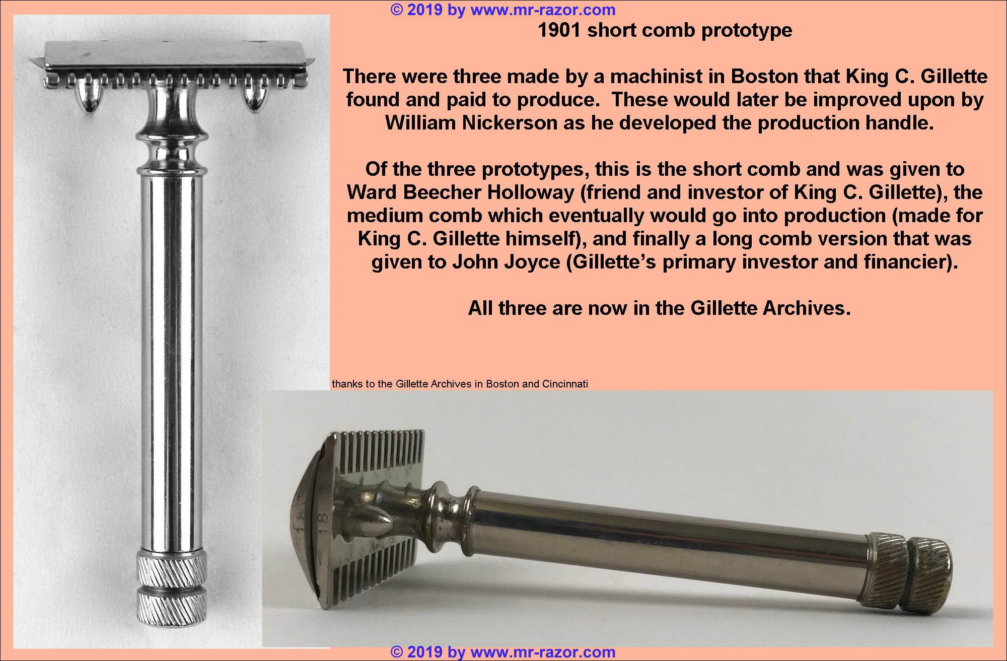 The 1901 Gillette Prototype(s) | TheShaveDen
