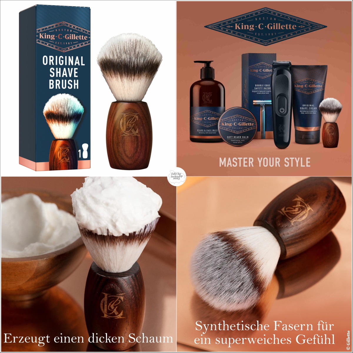 King C. Gillette Original Shave Brush TheShaveDen